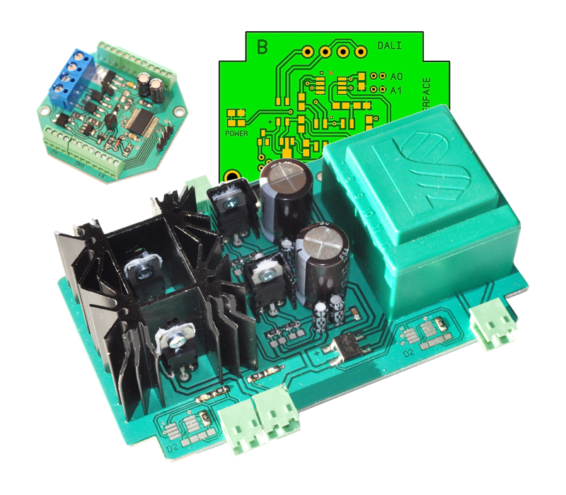 управления освещением по сети DALI